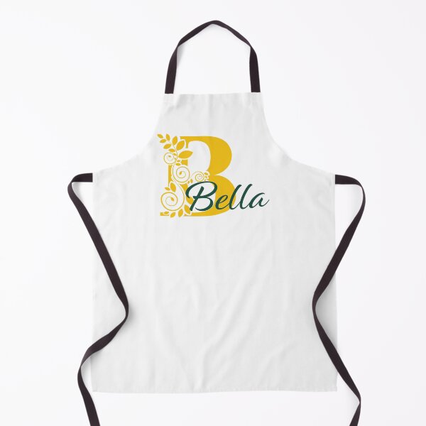 Item preview, Bella – Diseño floral de nombre – Elegante verde oscuro y amarillo dorado – (personalizable) designed and sold by sabantha.