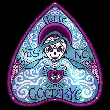 Artwork thumbnail, Sugar Skull Planchette by Flickingjane