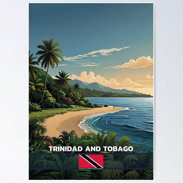 Item preview, Trinidad and Tobago Travel  designed and sold by Thistle-TShop.