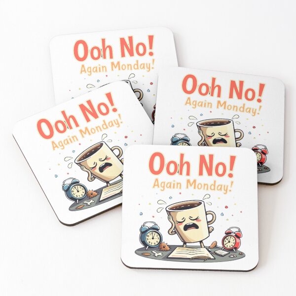 Item preview, Ooh No! It's Monday Again – Funny Monday Blues T-Shirt designed and sold by MOTAS Graphics .