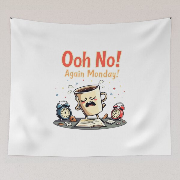 Item preview, Ooh No! It's Monday Again – Funny Monday Blues T-Shirt designed and sold by MOTAS FASHION .