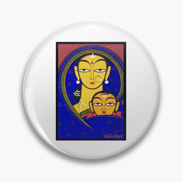 Item preview, Jamini Roy Mother and Child designed and sold by Kathimee.