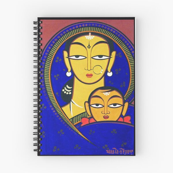 Artikelvorschau, Jamini Roy Mutter und Kind entworfen und verkauft von Kathimee.