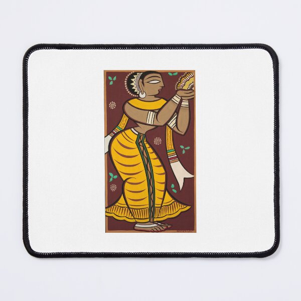 Item preview, Jamini Roy Woman Offering Puja designed and sold by Kathimee.