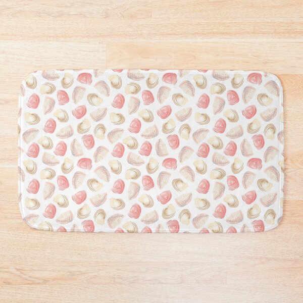 Item preview, Set of seamless patterns featuring pink and beige seashells and coral elements in a soft, ocean-inspired color palette, ideal for textiles and backgrounds designed and sold by Anastasiia Yurevych.