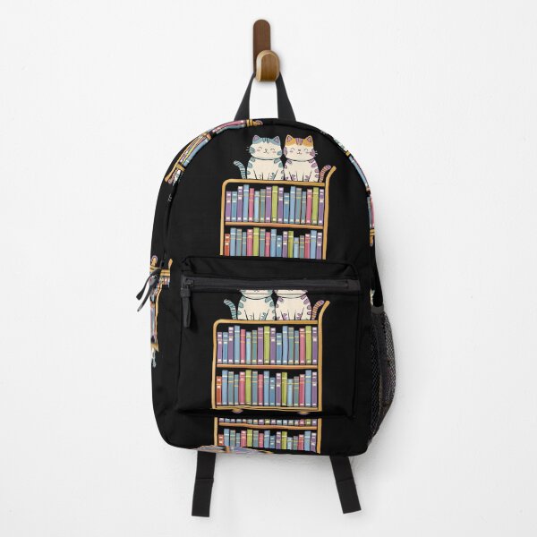 Item preview, Kawaii Pastel Colored Cats On A Library Cart, Librarian Approved Cats designed and sold by SubtleSplit.
