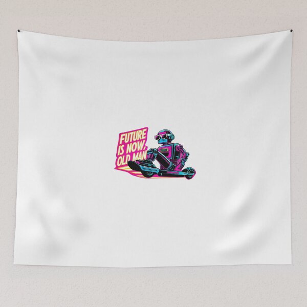 Item preview, The Future is Now - Retro Cyber Design designed and sold by StormArte.