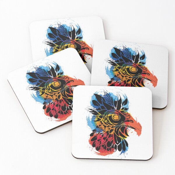 Item preview, Vibrant Spirit: Abstract Rooster designed and sold by PURNOMATRA.