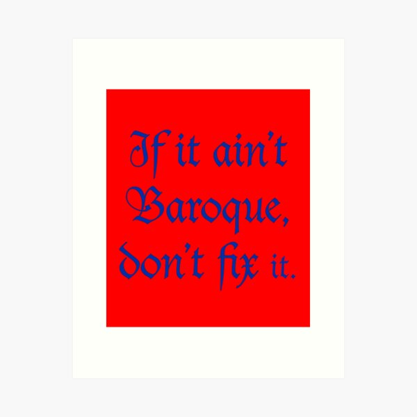Aperçu de l'œuvre Baroque créée et vendue par CharlottePlaceArt.