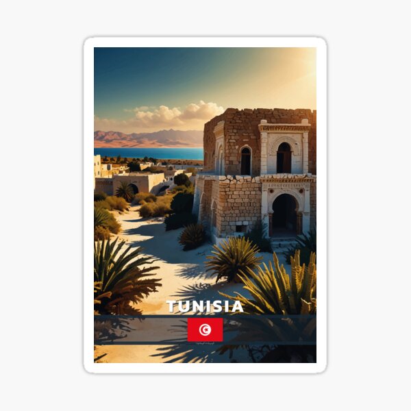 Aperçu de l'œuvre Voyage en Tunisie créée et vendue par Thistle-TShop.