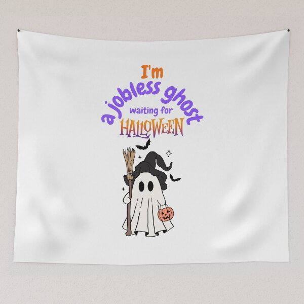 Item preview, I'm a jobless ghost waiting for HALLOWEEN  designed and sold by Karim-Karem.