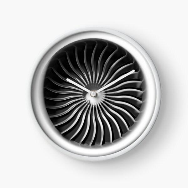 Airplane Turbine clock Clock