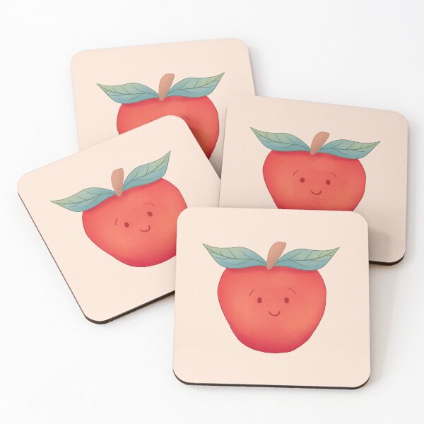 Item preview, Cute smiling apple drawing designed and sold by SaryandSaff.