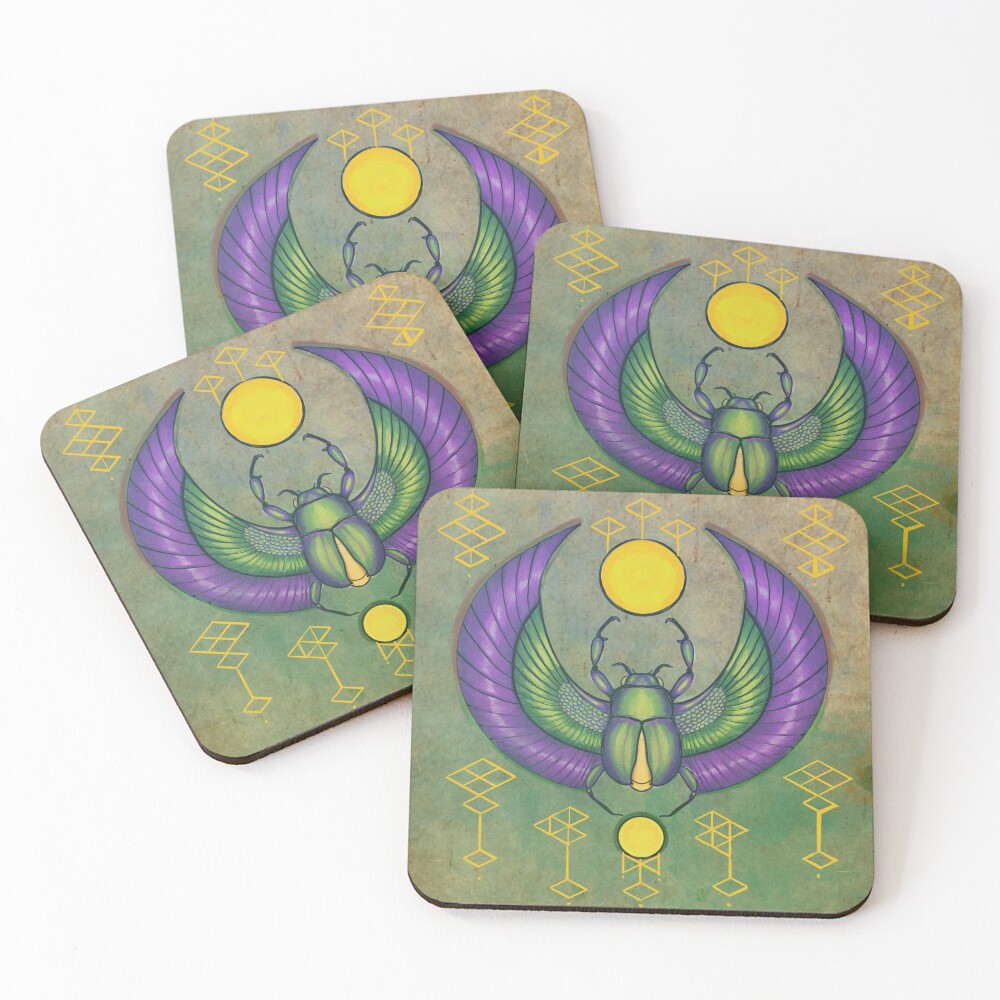 Item preview, Coasters (Set of 4) designed and sold by Raktatmika.