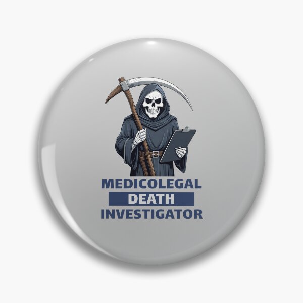 Item preview, medicolegal death investigator | death coroner designed and sold by Darkifun.