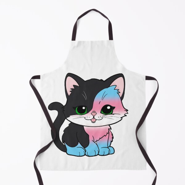 Item preview, Kawaii Transgender Cat – Trans Pride Cute Design designed and sold by Travelslightly.