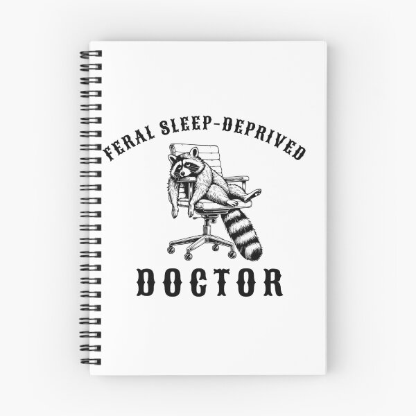 Item preview, Feral Sleep Deprived Doctor Raccoon  designed and sold by catthemedic.