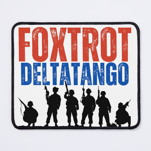 Item preview, FOXtrot Delta Tango – Bold Military Phonetic Alphabet Design designed and sold by MOTAS FASHION .