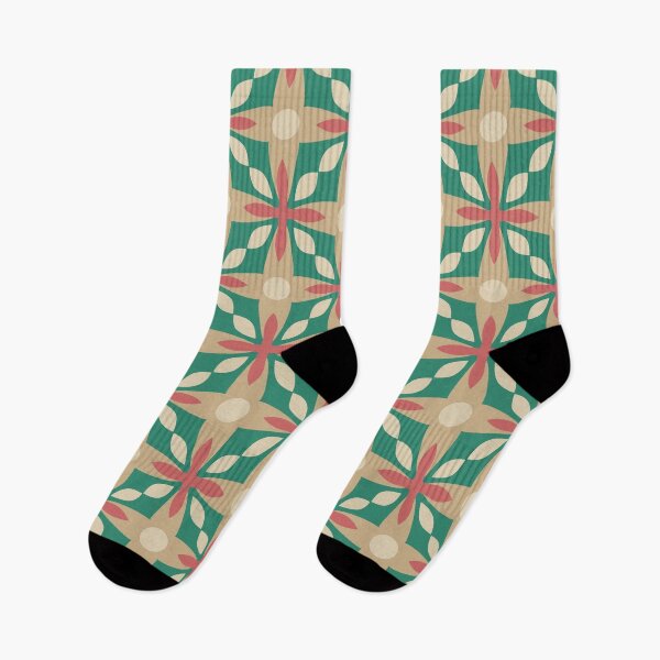 Aperçu de l'œuvre Motif géométrique floral vintage créée et vendue par Patternfluent.