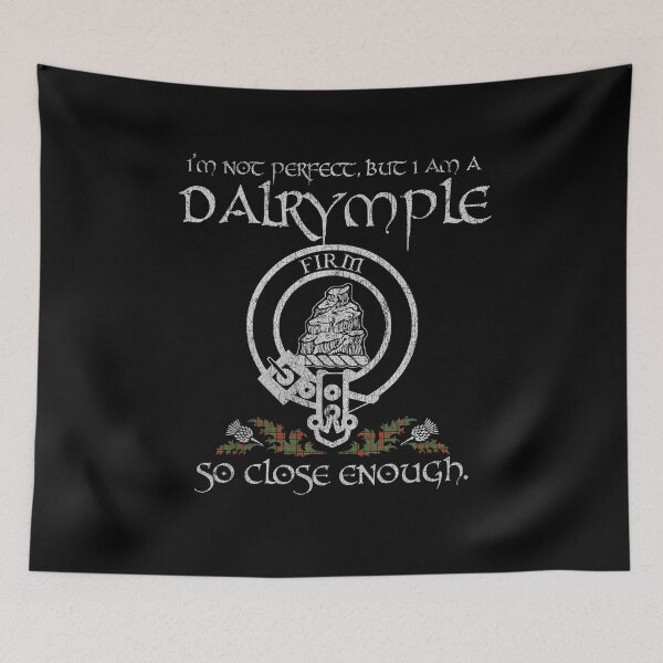 Item preview, Dalrymple of Castleton clan Scottish surname crest badge motto tartan sporran kilt men women designed and sold by Clan1093.