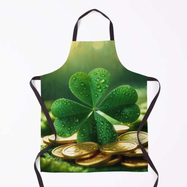 Item preview, patrick day green clover with gold coins ,saint patrick day designed and sold by Expressions-Sel.