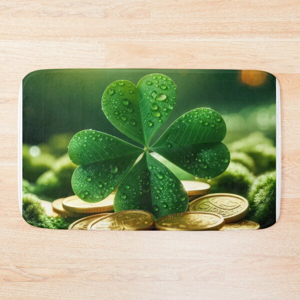 Item preview, patrick day  green clover with gold coins ,saint patrick day designed and sold by Expressions-Sel.