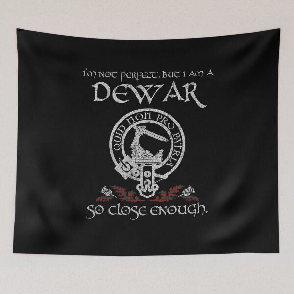 Item preview, Dewar clan Scottish surname crest badge motto tartan sporran kilt men women designed and sold by Clan1093.