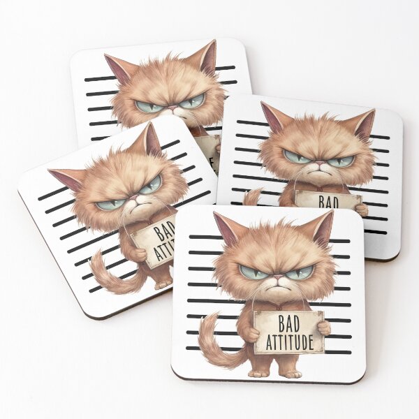 Item preview, Bad Attitude Ginger Cat designed and sold by Bellaleo21.