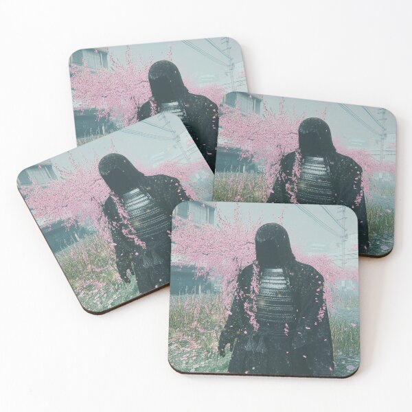 Item preview, Silent Warrior | Blossoms & Shadows designed and sold by Cyber Garden Studio.