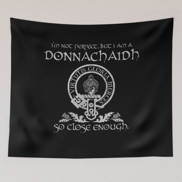 Item preview, Donnachaidh clan Scottish surname crest badge motto tartan sporran kilt men women designed and sold by Clan1093.