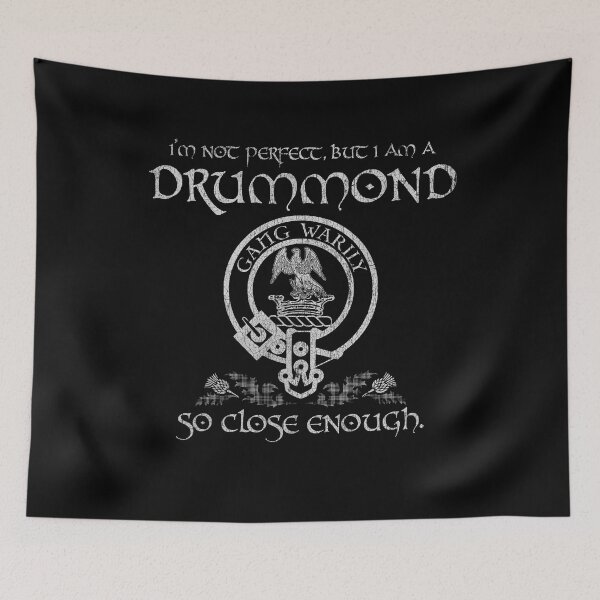 Artikelvorschau, Drummond Clans Originaux Clan Schottischer Nachname Wappen Abzeichen Motto Tartan Sporran Kilt Männer Frauen entworfen und verkauft von Clan1093.