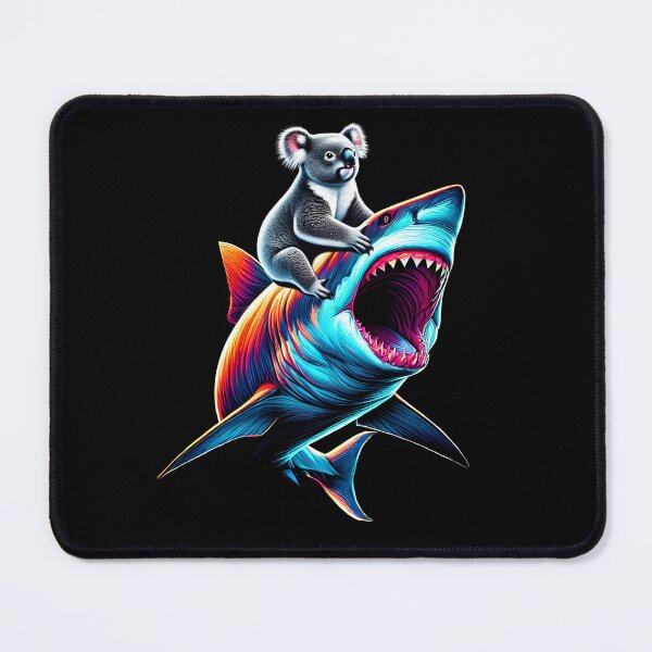 Item preview, Funny Koala Riding Shark Koala Lover designed and sold by Kimberley King Art King Art.