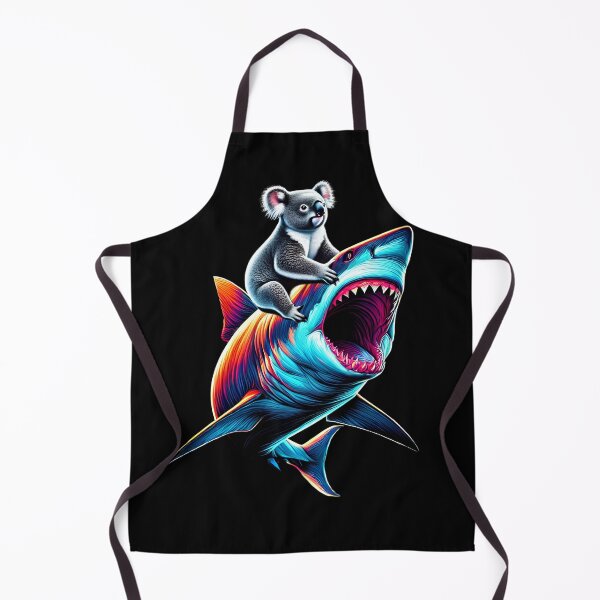 Item preview, Funny Koala Riding Shark Koala Lover designed and sold by Kimberley King Art  King Art.