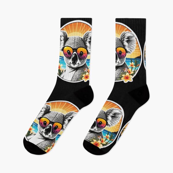 Item preview, Koala Bear with Sunglasses at Sunset in Hawaii designed and sold by NautiChic.