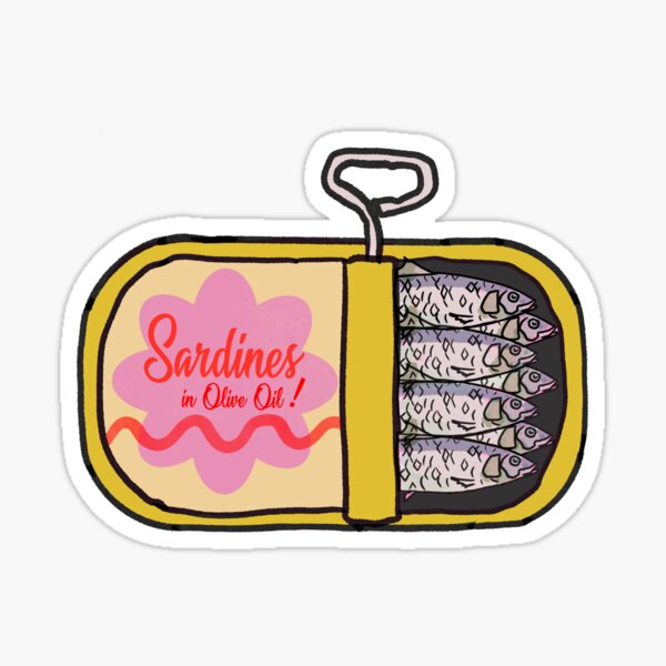 Item preview, SARDINES IN OLIVE OIL designed and sold by LiveSickDieIll.