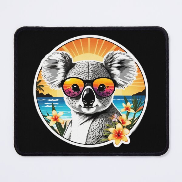Item preview, Koala Bear with Sunglasses at Sunset in Hawaii designed and sold by NautiChic.