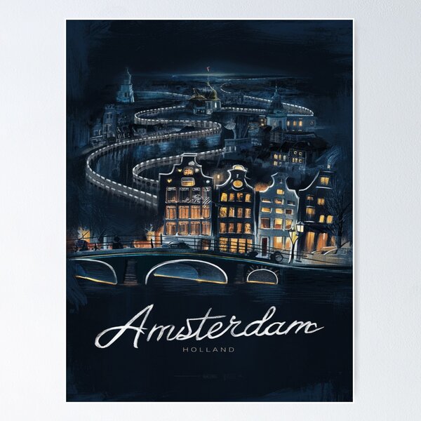 Aperçu de l'œuvre Amsterdam créée et vendue par Aise06.