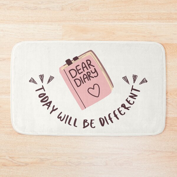 Item preview, Dear Diary, Today Will Be Different designed and sold by Fanverse Merchandise.