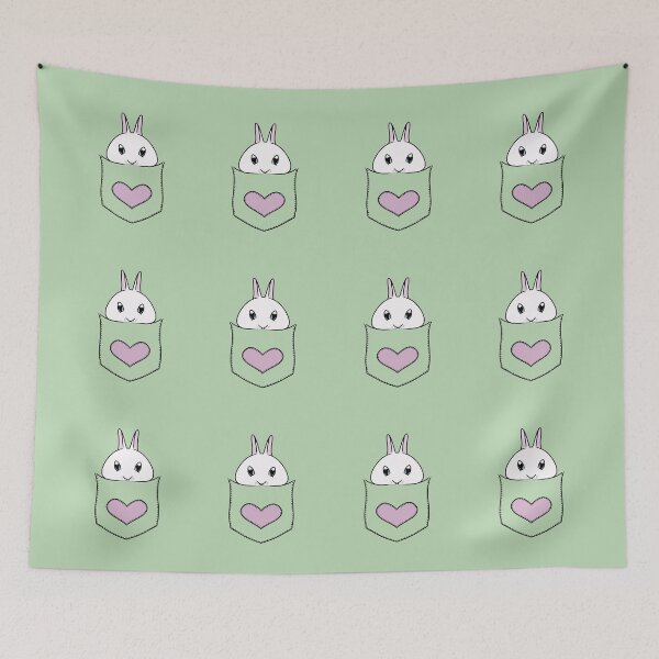 Item preview, Conejo blanco en el bolsillo designed and sold by HugSomeNettles.