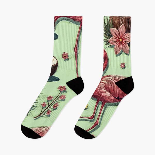 Item preview, Tropical Flamingo Fiesta designed and sold by Hen-C-Art.