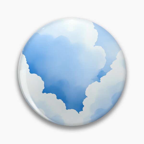 Item preview, Heart in Clouds - Serene Sky Motif designed and sold by Shirtastically.