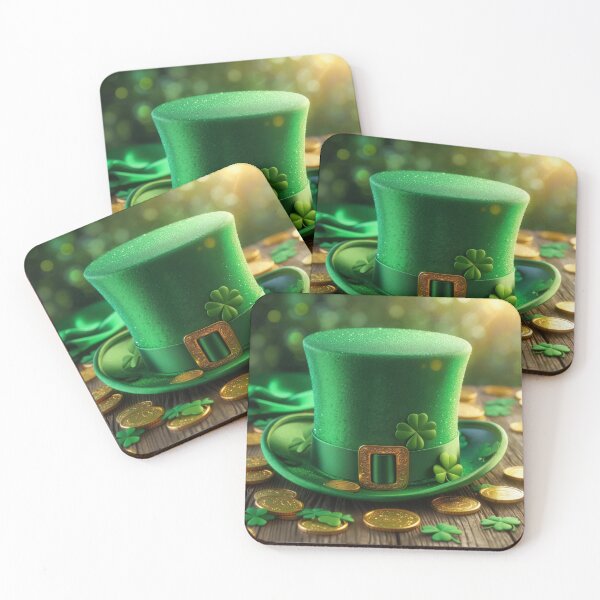 Item preview, patrick day  green hat  with gold coins ,saint patrick day designed and sold by Expressions-Sel.