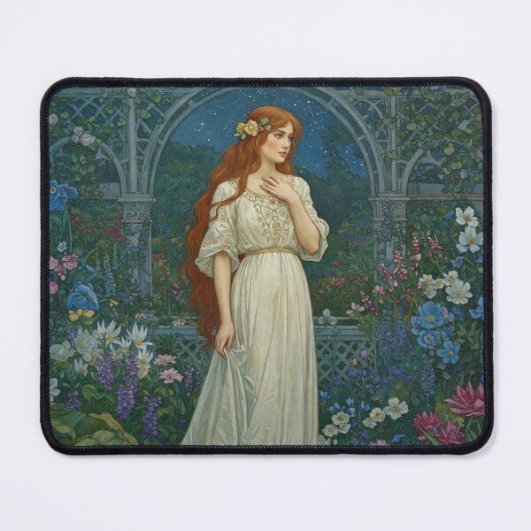 Item preview, Young Woman Painting Inspired Modern Romanticism designed and sold by Tamas Das.