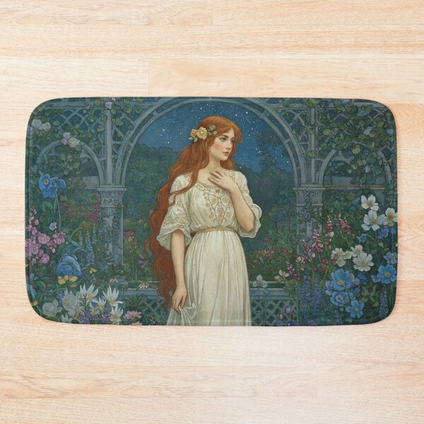 Item preview, Young Woman Painting Inspired Modern Romanticism   designed and sold by Tamas Das.