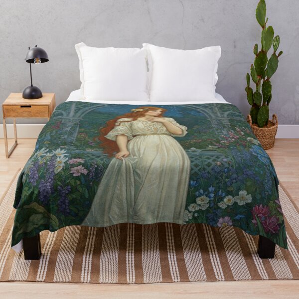 Item preview, Young Woman Painting Inspired Modern Romanticism   designed and sold by Tamas Das.