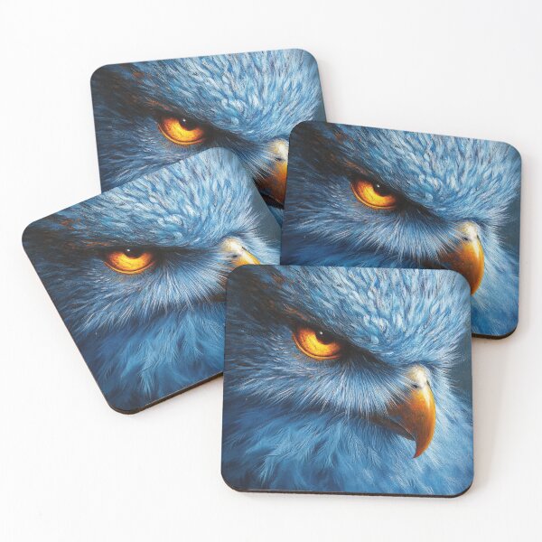 Item preview, Blue Eagle with Fiery Eyes designed and sold by UtasArtworks.