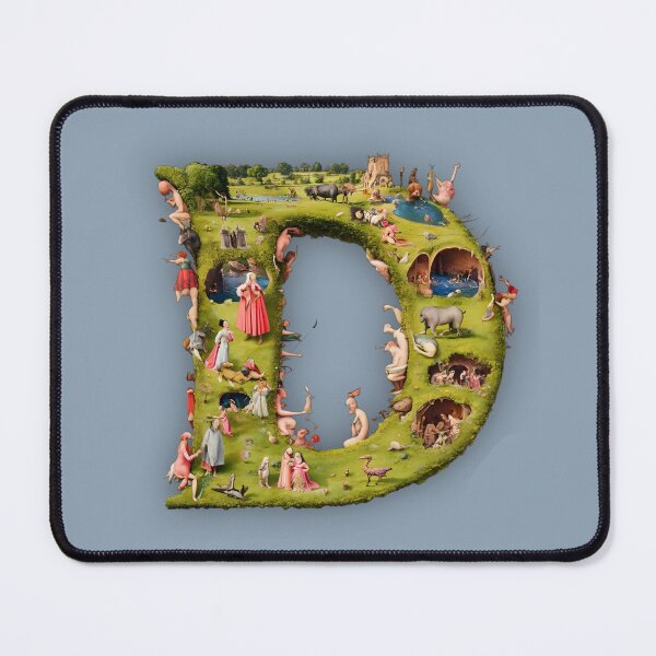 Item preview, Hieronymus Bosch Alphabet Letter D  designed and sold by dinaaaaaah.