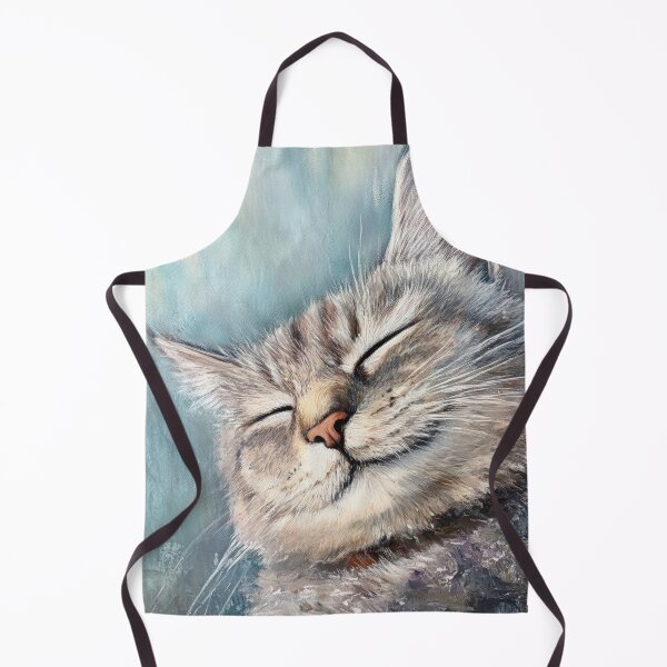 Item preview, Blissful Sleeping Cat in Soft Pastels designed and sold by UtasArtworks.