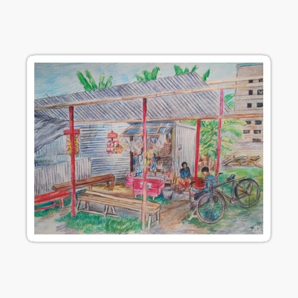 Item preview, A Tea Stall of Dia Bari. designed and sold by fbtrisha.