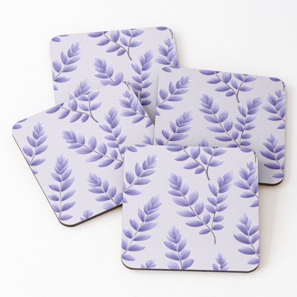 Item preview, Elegant Purple Leaf Seamless Patter designed and sold by Tarn.